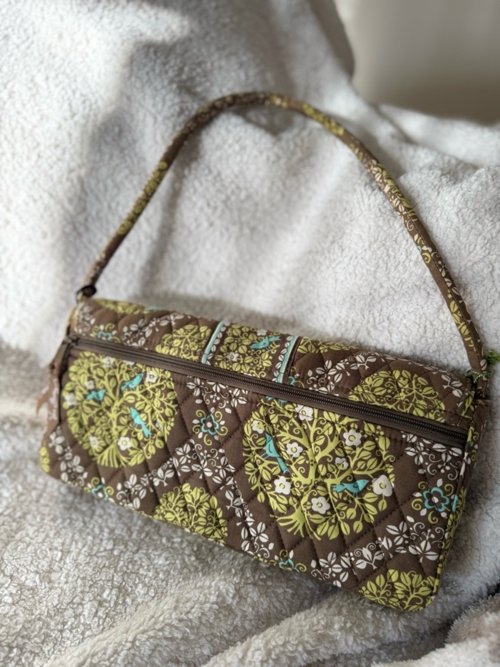 NWT Y2K Vera Bradley Knot Just A Clutch Sittin In A Tree Shoulder Bag Magnetic - Picture 5 of 7